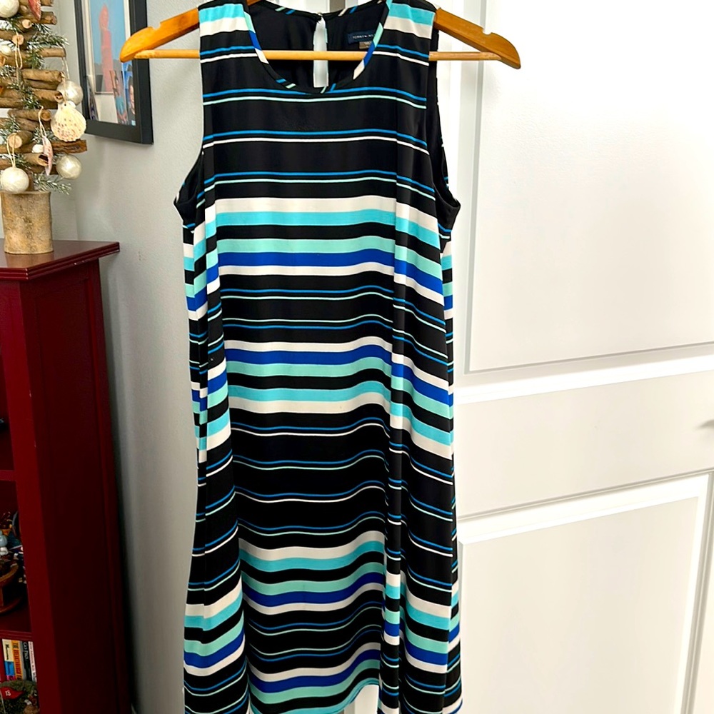 Tommy blue striped dress size 6